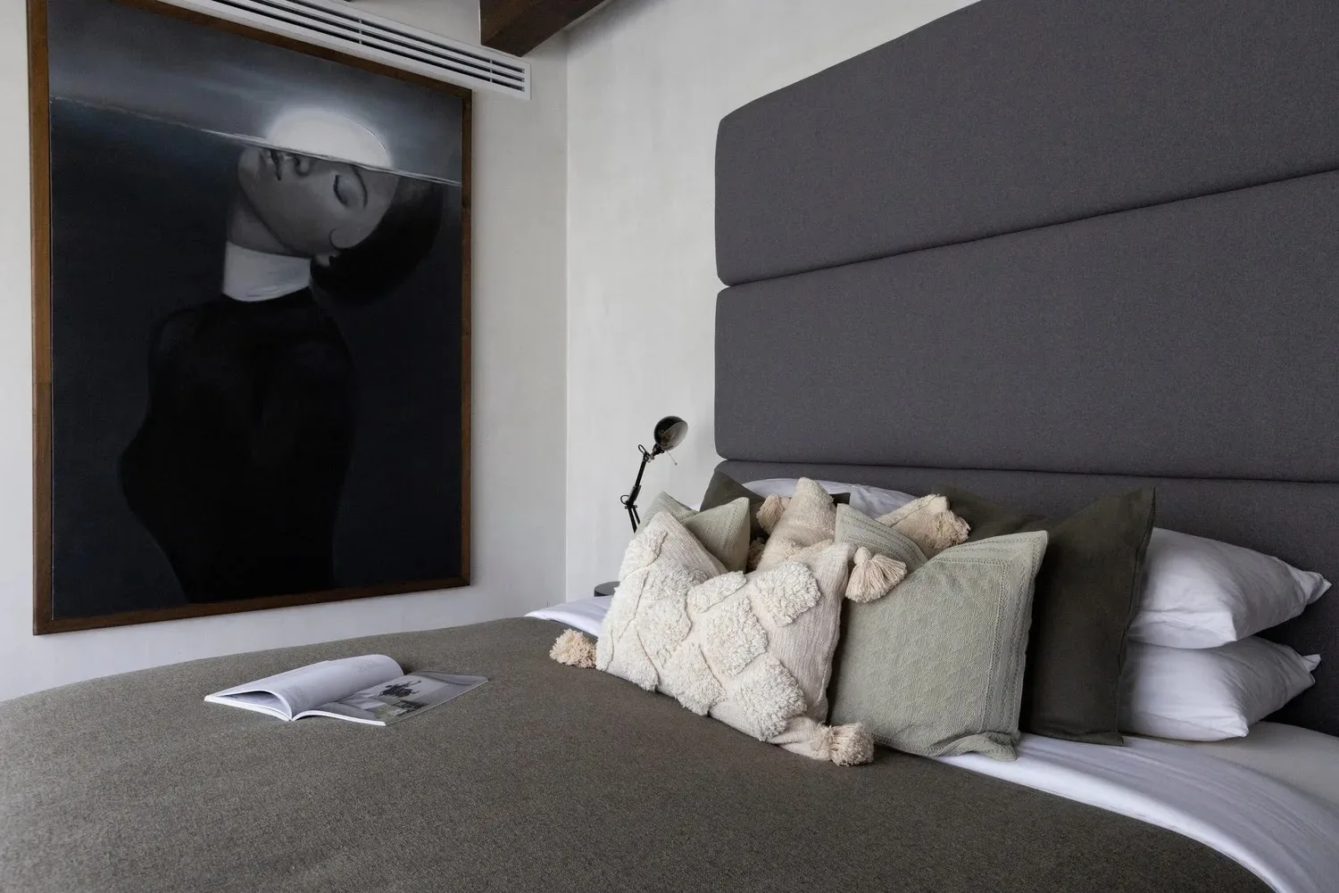 Suite with commissioned artwork